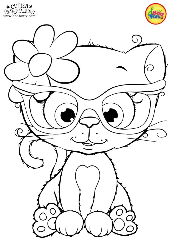 Cuties Coloring Pages For Kids Free Preschool Printables 