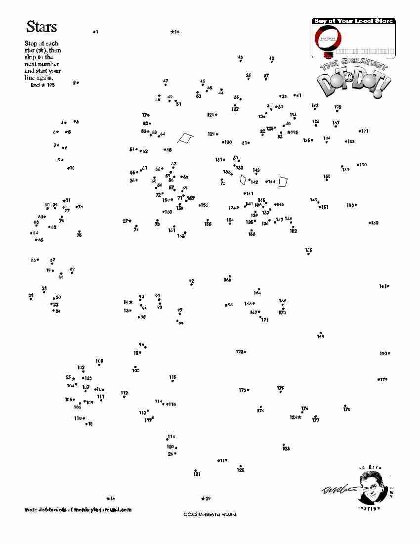 Downloadable Dot to Dot Puzzles Dot To Dot Puzzles 