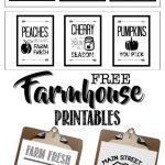 Farmhouse Farm Animal Printables Farmhouse Baskets