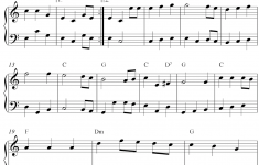 Free Easy Piano Sheet Music Score The Star Spangled Banner