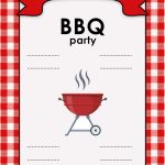 FREE Printable BBQ Invitation Template For Your Parties