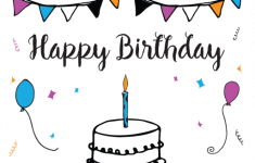 Free Printable Birthday Card Template