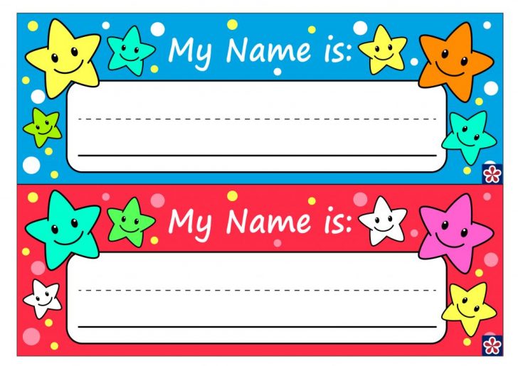 free printable name tags for preschoolers teachersmag