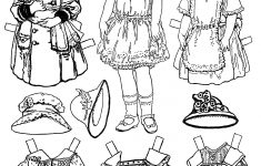 Free Printable Paper Doll Coloring Pages For Kids