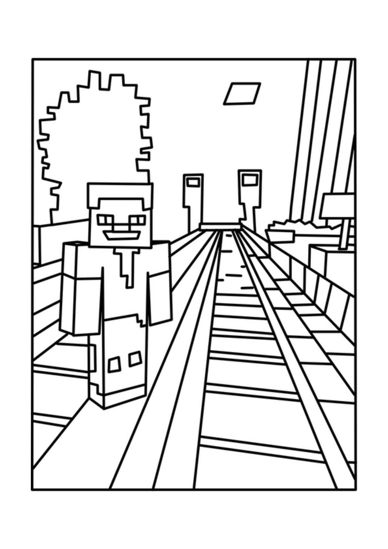 Download Free Printable Minecraft Coloring Pages | AlphabetWorksheetsFree.com