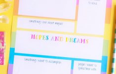 Printable Vision Board Template For Kids visionboards