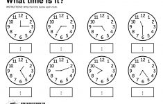 What Time Is It Printable Worksheet Paging Supermom