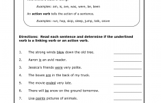 34 Linking And Helping Verbs Worksheet Free Worksheet