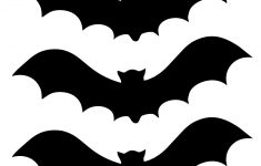 7 Best Halloween Bat Stencil Cutouts Printable