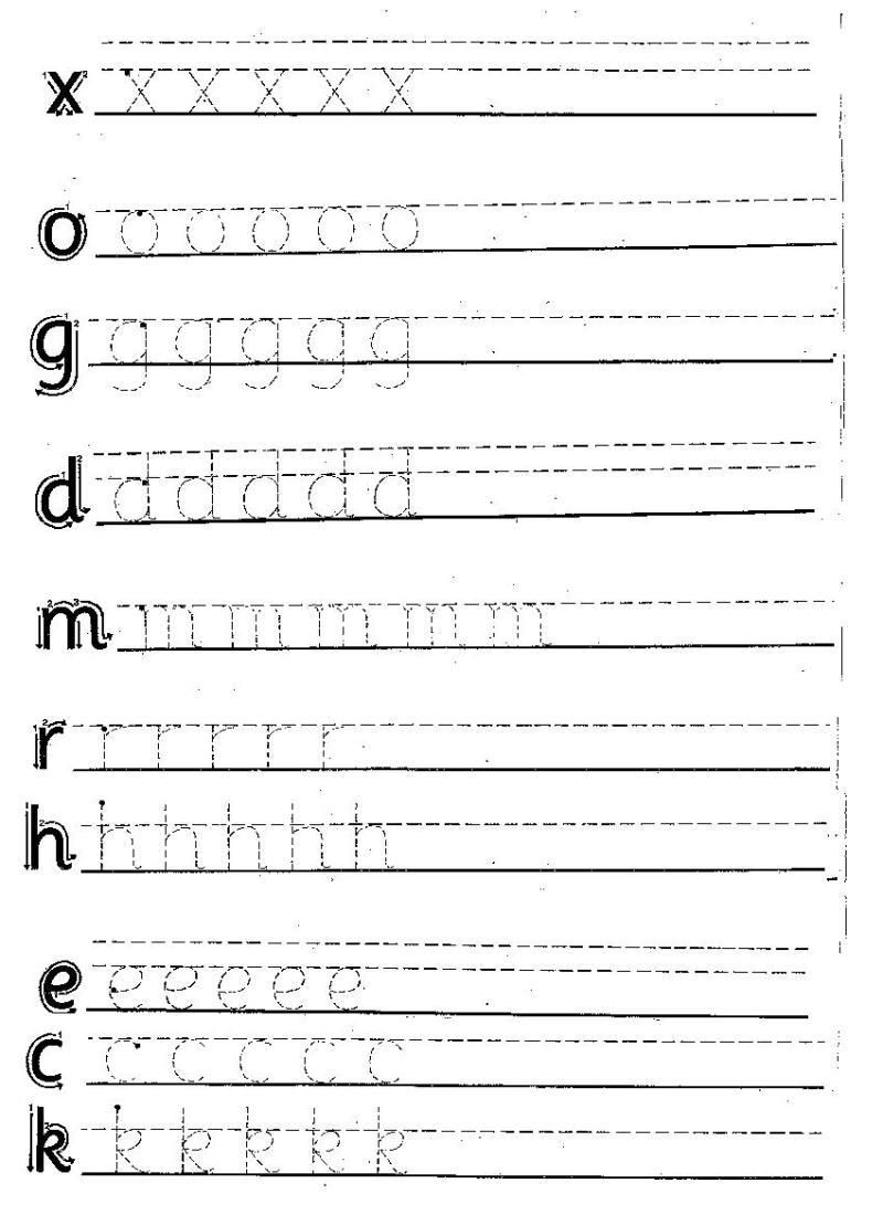 8 Printable Letter Formation Sheets Letter Worksheets 