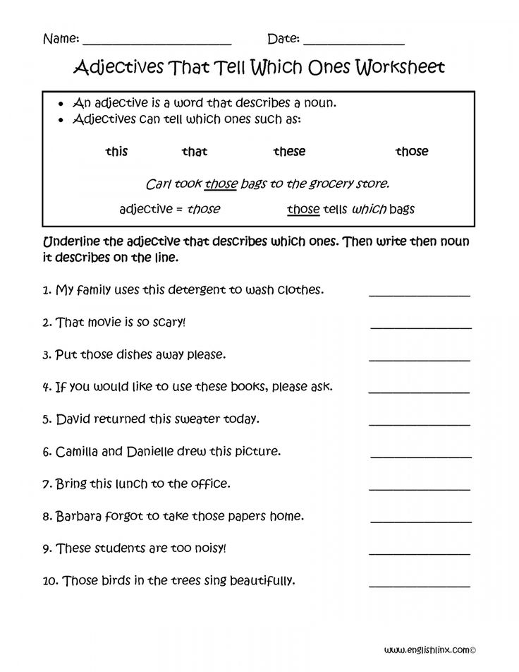 9 Adjective Worksheet 2Nd Grade Free Grade Printable 