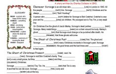 A Christmas Carol Plot Diagram Worksheet