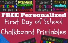 A Happy Frugal Life Free Printable 1st Day Of School Signs