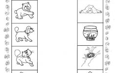 Animal Worksheet For Kids Worksheet For Nursery Class