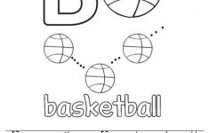 B Is For Basketball Worksheet From TwistyNoodle