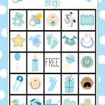 Baby Shower Bingo Cards