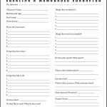 Character Interview A Worksheet For Beginners Writers