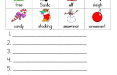 Christmas Alphabetical Order Worksheet Christmas