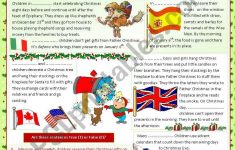 Christmas Around The World ESL Worksheet By Mariaolimpia