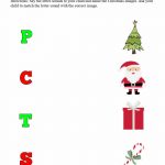 Christmas Beginning Sounds For Preschool Preschool  From Christmas Beginning Sounds Worksheets