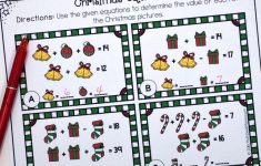 Christmas Equations Worksheet Unique Math Challenge FREE