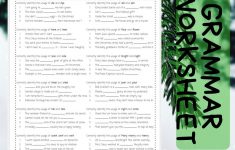 Christmas Grammar Worksheet Grammar Worksheets School