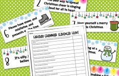 Christmas Holiday Grammar Scavenger Hunt Review Activity