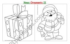 Christmas Ornaments II ESL Worksheet By Diana Parracho