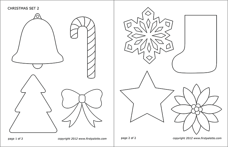 Christmas Printables Free Printable Templates Coloring 