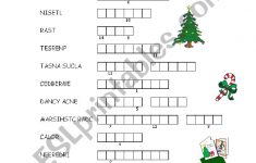 Christmas Scrambled Words ESL Worksheet By Eileeroy