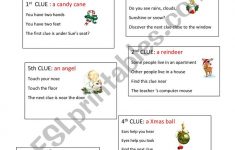 Christmas Treasure Hunt ESL Worksheet By LIA THE TEACHER