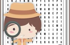 Detective Word Search Puzzle Growing Play Mystery