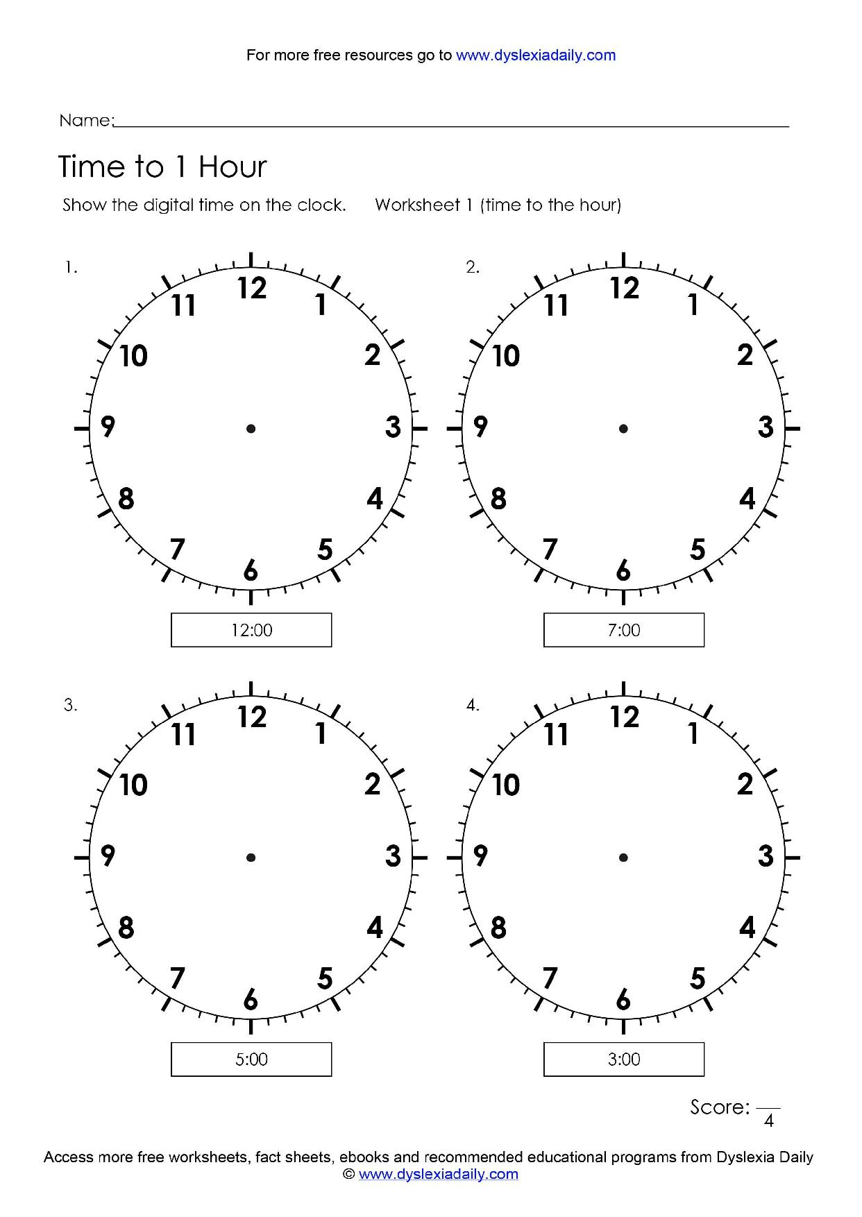 Free Dyslexia Math Worksheets Downloads Dyslexia Daily