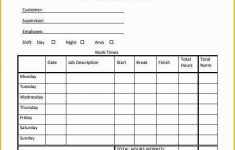 Free Excel Biweekly Timesheet Template Of 22 Weekly