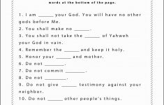 Free Printable Bible Study Lessons With Questions And Answers