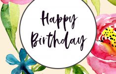 Free Printable Birthday Cards Paper Trail Design