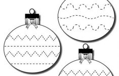 FREE Printable Christmas Ornament Line Tracing Worksheet