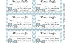 Free Printable Diaper Raffle Tickets Black And White