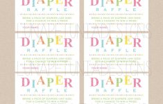 Free Printable Diaper Raffle Tickets Free Printable