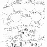 FREE Printable Family Tree Coloring Page Family Tree