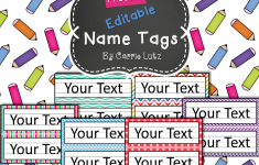 Free Printable Name Tags For School Desks