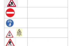 Free Printable Safety Signs Worksheets Road Signs