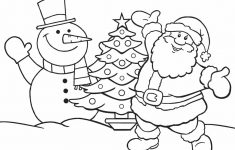 Free Printable Santa Coloring Pages For Kids