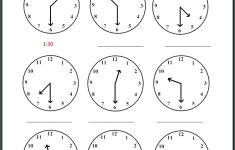 Free Printable Telling Time Worksheets For 1St Grade