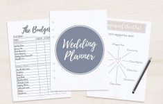 Free Printable Wedding Planner A5 Letter Wedding