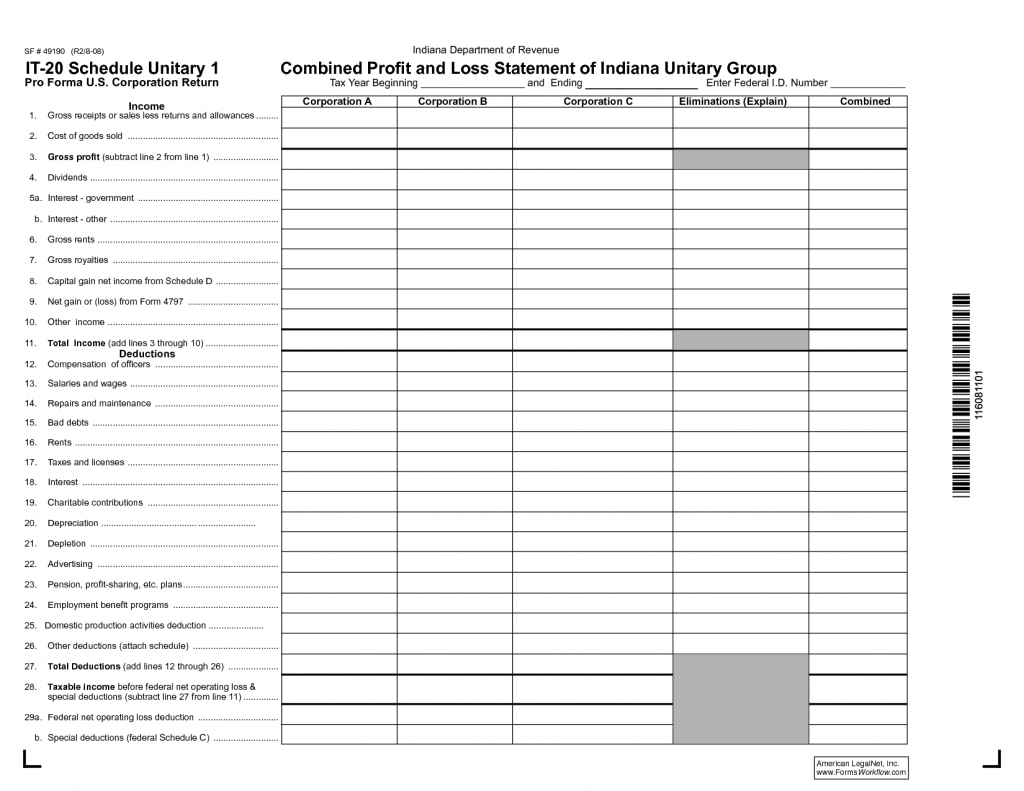 Free Profit And Loss Worksheet Printable Worksheets And