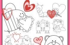 Free Valentine s Day Coloring Worksheets 55 Pages Free