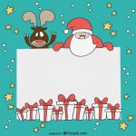 Free Vector Christmas Card Template