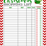 Freebie Printable Christmas Shopping List Mom 4 Real