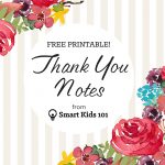 Get Your Free Printable Thank You Notes Right Here